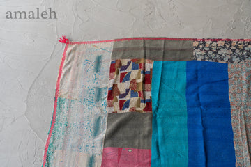 インドの手刺繍ヴィンテージカンタキルト・ラリーキルト-QUILT