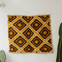 クバ王国伝統のクバクロス-KUBA TEXTILES】クバ布-草ビロード