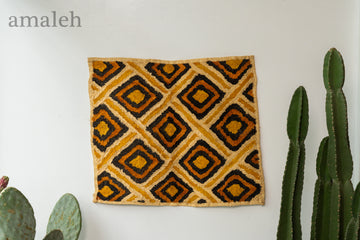 クバクロス　クバ 布 クバ王国伝統のクバクロス-KUBA TEXTILES】クバ布-草ビロード