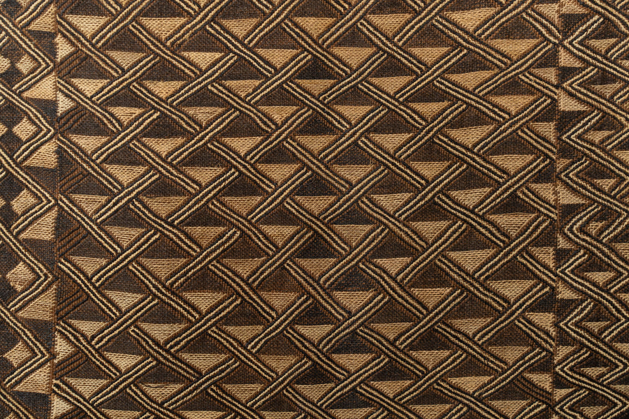 クバ布　クバクロス クバ王国伝統のクバクロス-KUBA TEXTILES】クバ布-草ビロード