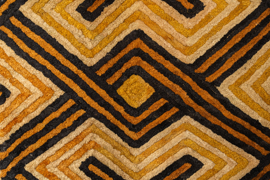 クバ 布 クバ王国伝統のクバクロス-KUBA TEXTILES クバ布-草ビロード
