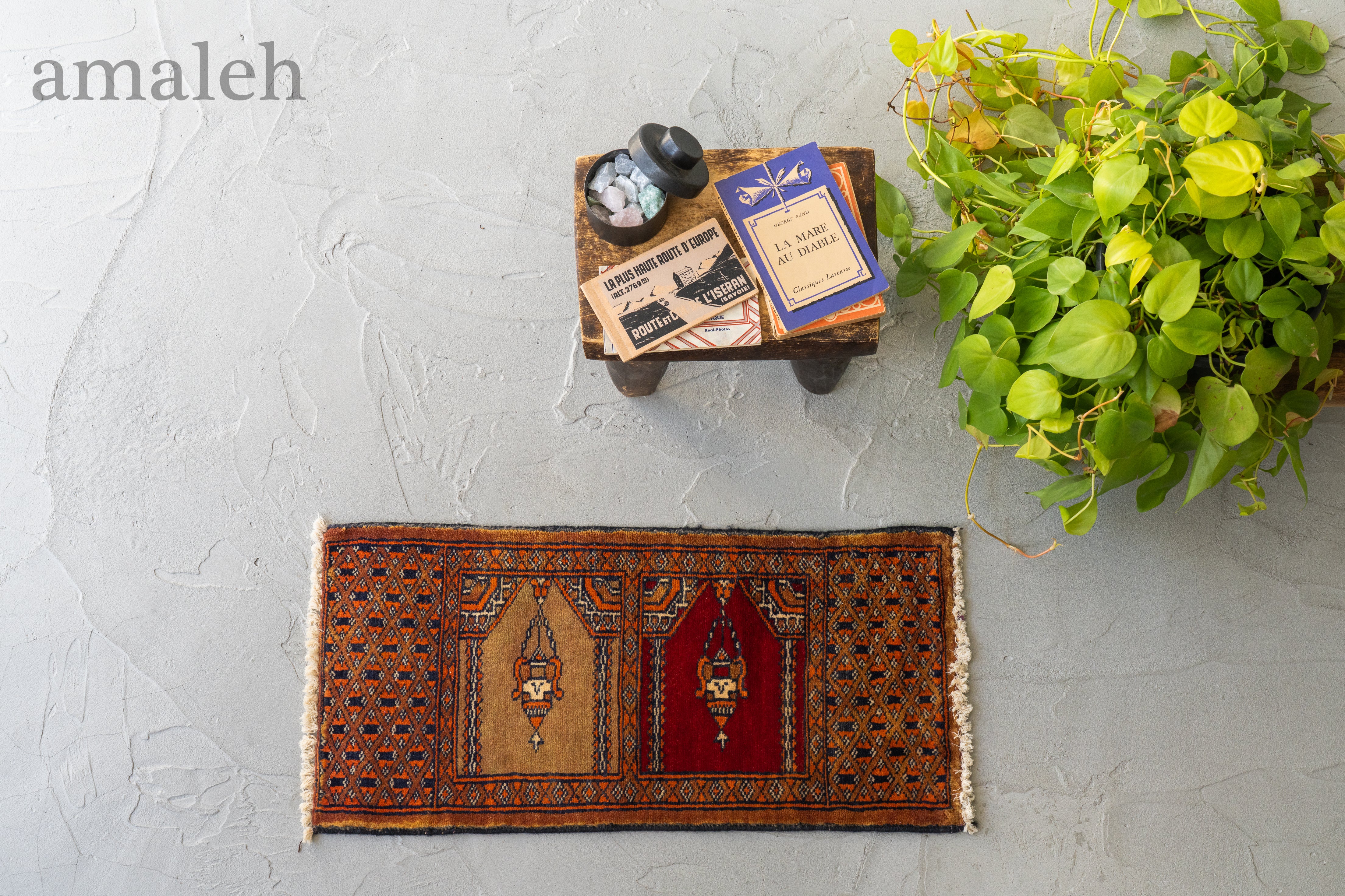 トライバルラグ　ヴィンテージラグ　ミニラグ　バルーチ　プリミティブ　ミニランナー ヴィンテージラグ バルーチ ミニランナーラグ MINI RUG-ミニラグ