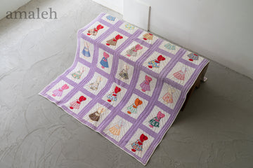 インドの手刺繍ヴィンテージカンタキルト・ラリーキルト-QUILT